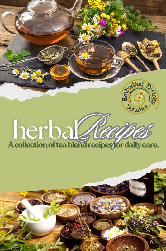 Digital Guidebook, Ebook of Herbal Tea blend recipes