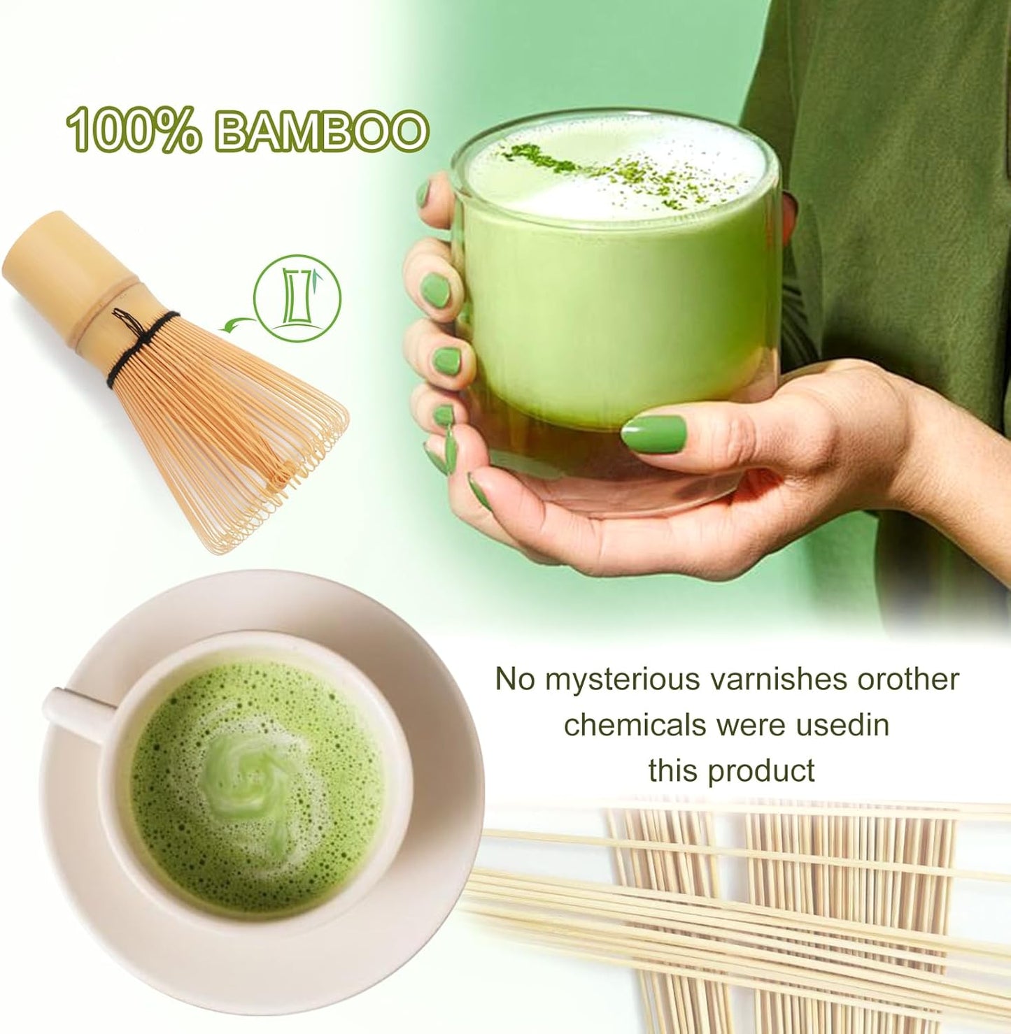 Matcha Whisk Set,Matcha Whisk,Matcha Set,Bamboo Whisk,Matcha Kit,Chasen Matcha S