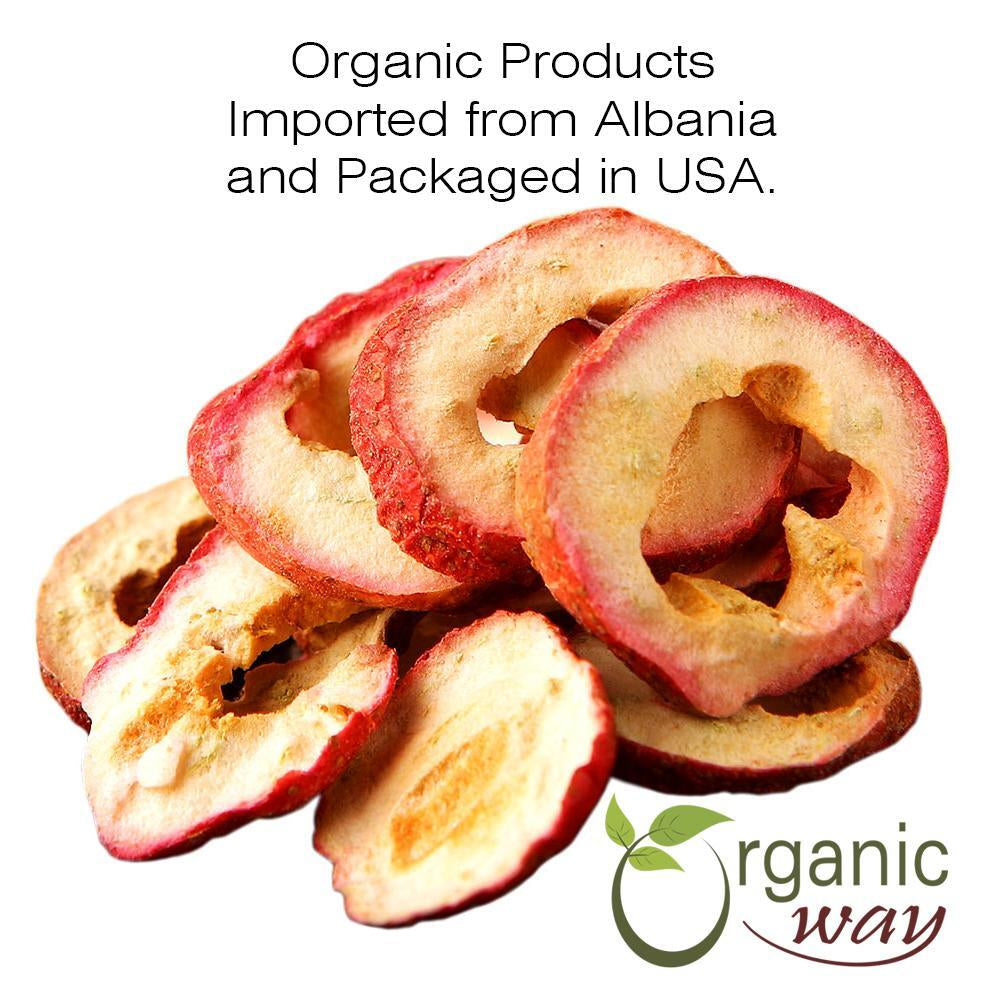 Organic Way Hawthorn Berries Cut & Sifted - Organic, Kosher & USDA Certified