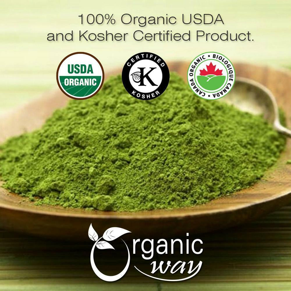 Organic Way Neem Leaf Powder - Organic, Kosher & USDA Certified