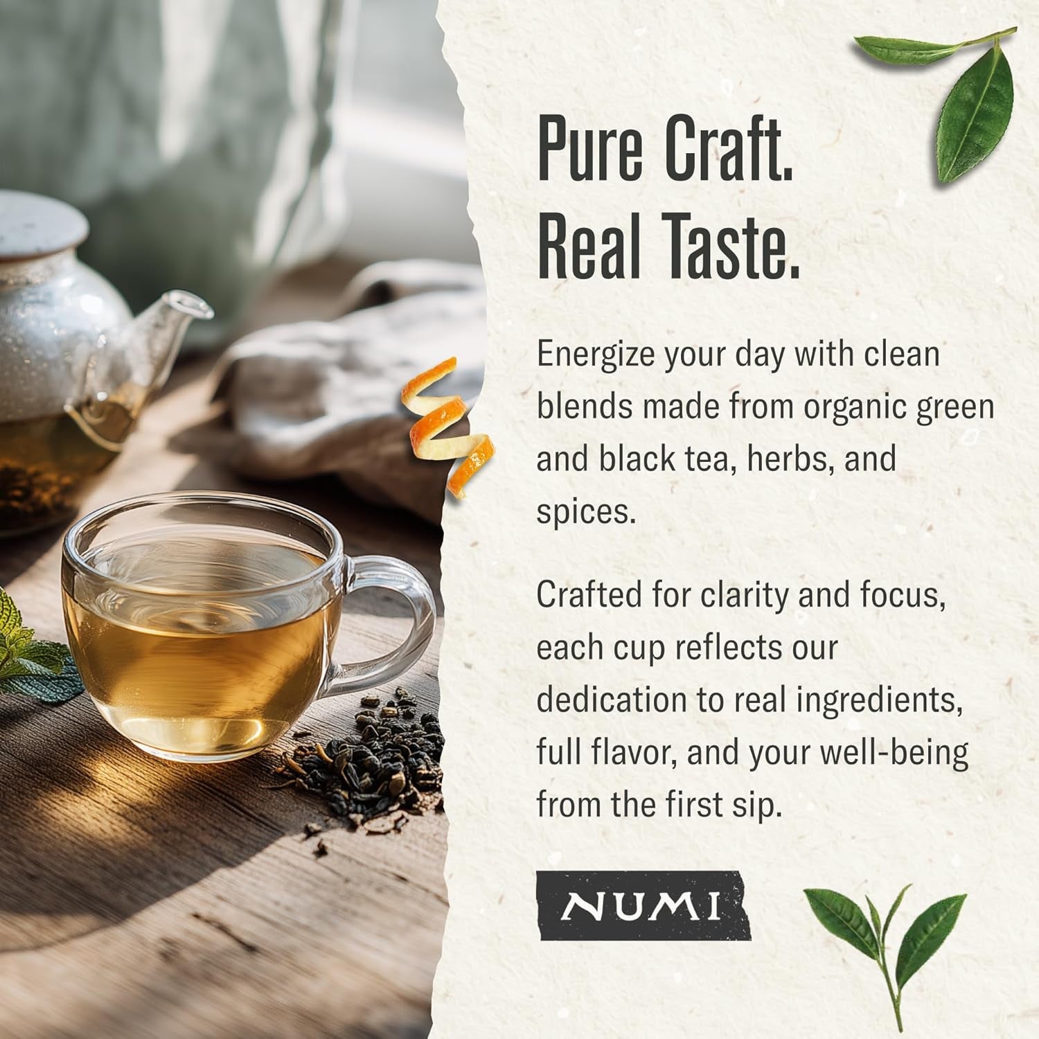 Organic Gunpowder Green Tea, 16 Ounce Pouch, Full-Bodied Loose Leaf Green Tea Pearls, Brew 200 Cups, Packaging May Vary