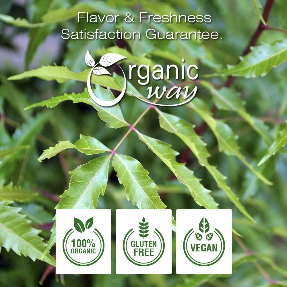 Organic Way Neem Leaf Powder - Organic, Kosher & USDA Certified